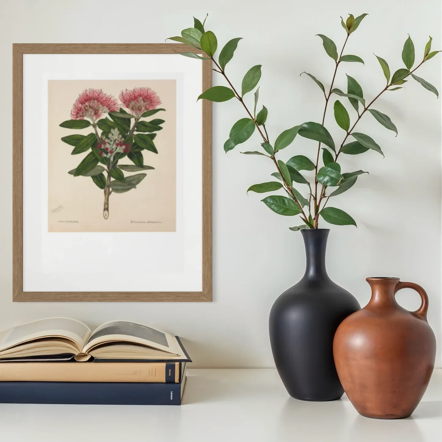 Sarah Featon - Print - Pohutukawa