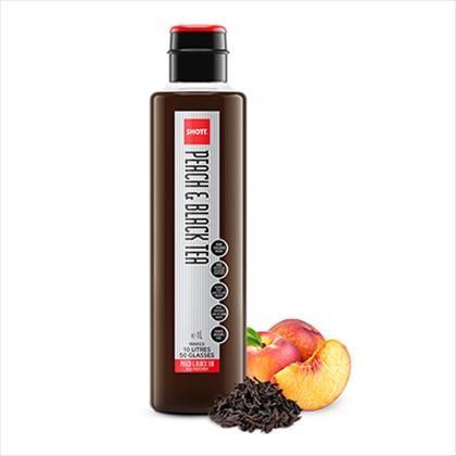 Syrup Natural Peach Black Teaa