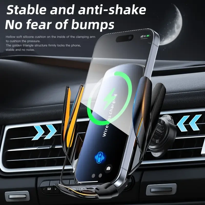 Upgraded Wireless Charging Car Phone Holder