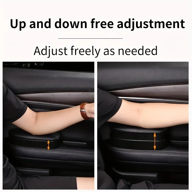 Multifunctional Retractable Car Storage Box & Armrest Pad