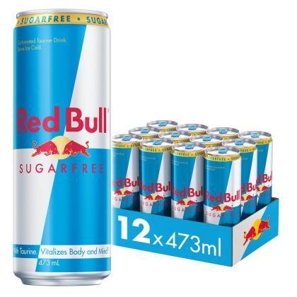 Red Bull Can Sugar Free 473ml - Dry Store