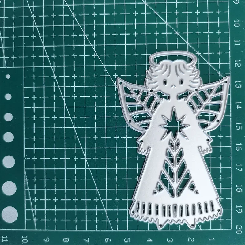Angel Knife Mold Embossing Greeting Card Making Decoration