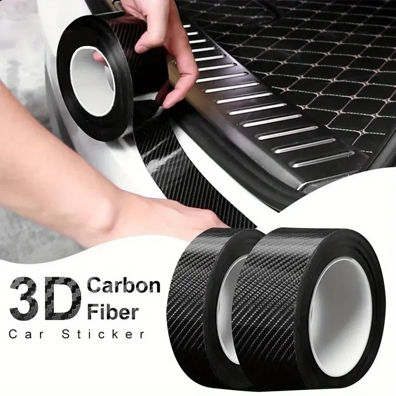 3m Nano Carbon Fiber Car Door Sill Protector Tape