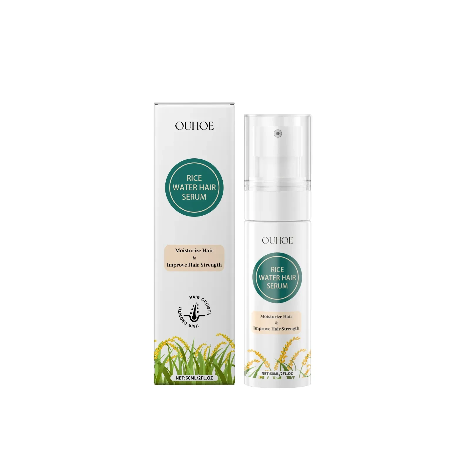 OUHOE Rice Water Hair Serum