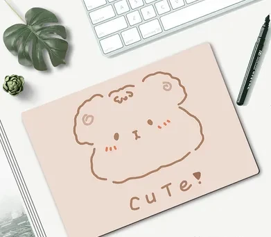 Cute Cartoon Girl Small Ins Wind-Shaped Mouse Pad Wrist Computer Notebook Game Creative Animation