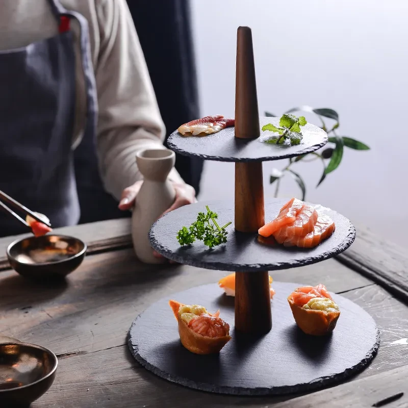 Dinner Plate Multi-layer Cake Plate Hotel Plate