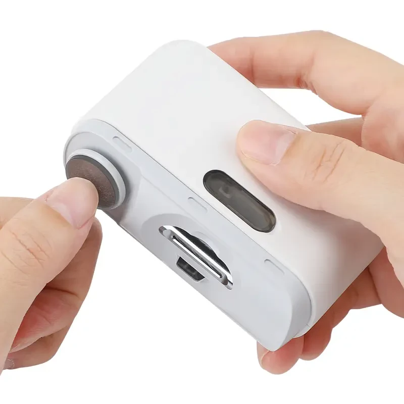 2-in-1 Electric Automatic Nail Clipper & Polishing Trimmer