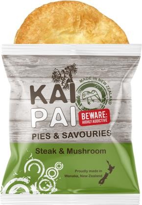 Pie Gourmet Steak & Mushroom Unbagged