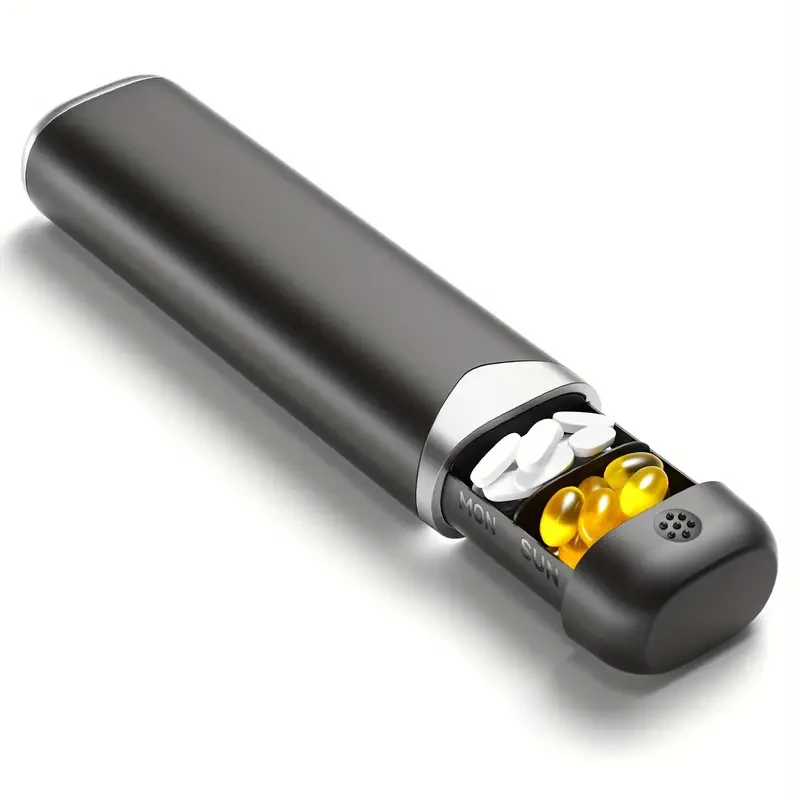Weekly Pill Organizer with Secure Closure
