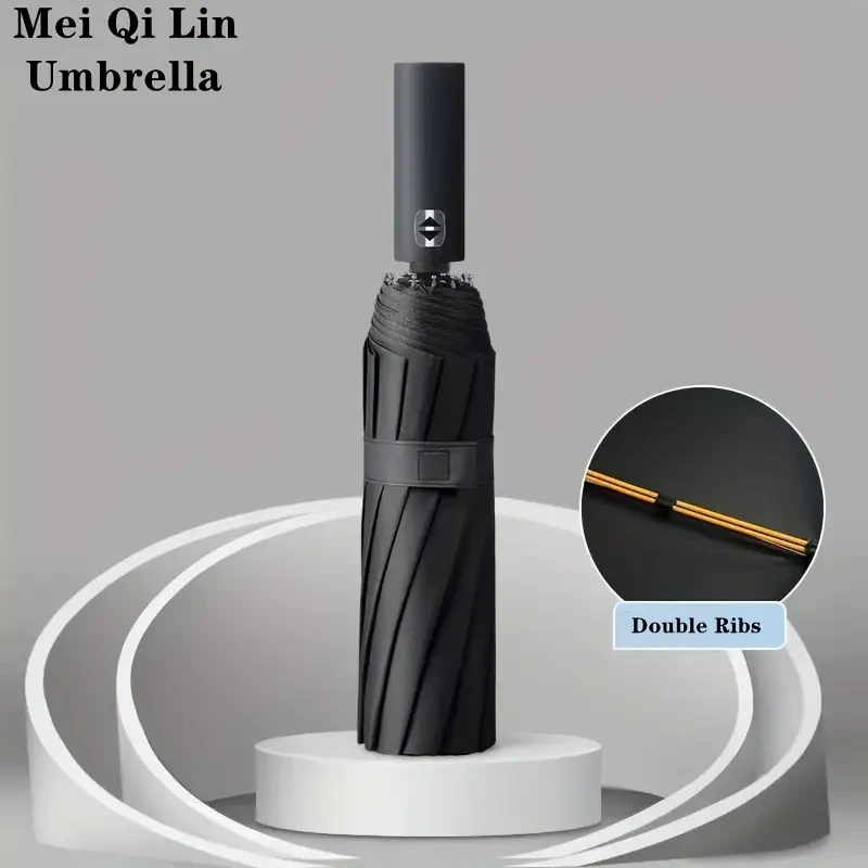 24-Bone Large Reinforced Automatic Umbrella