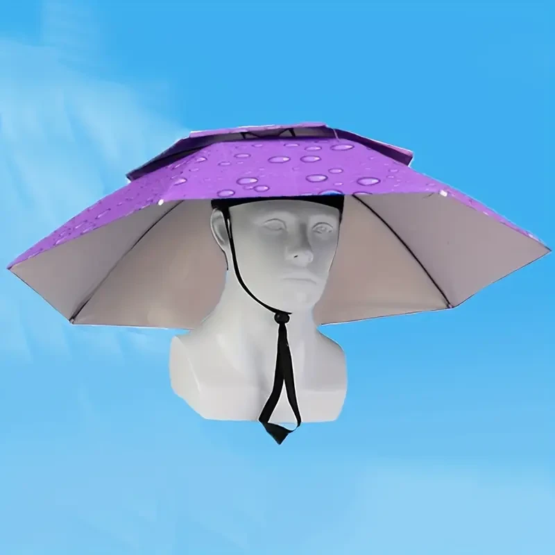 6-inch Oversized Foldable Umbrella Hat
