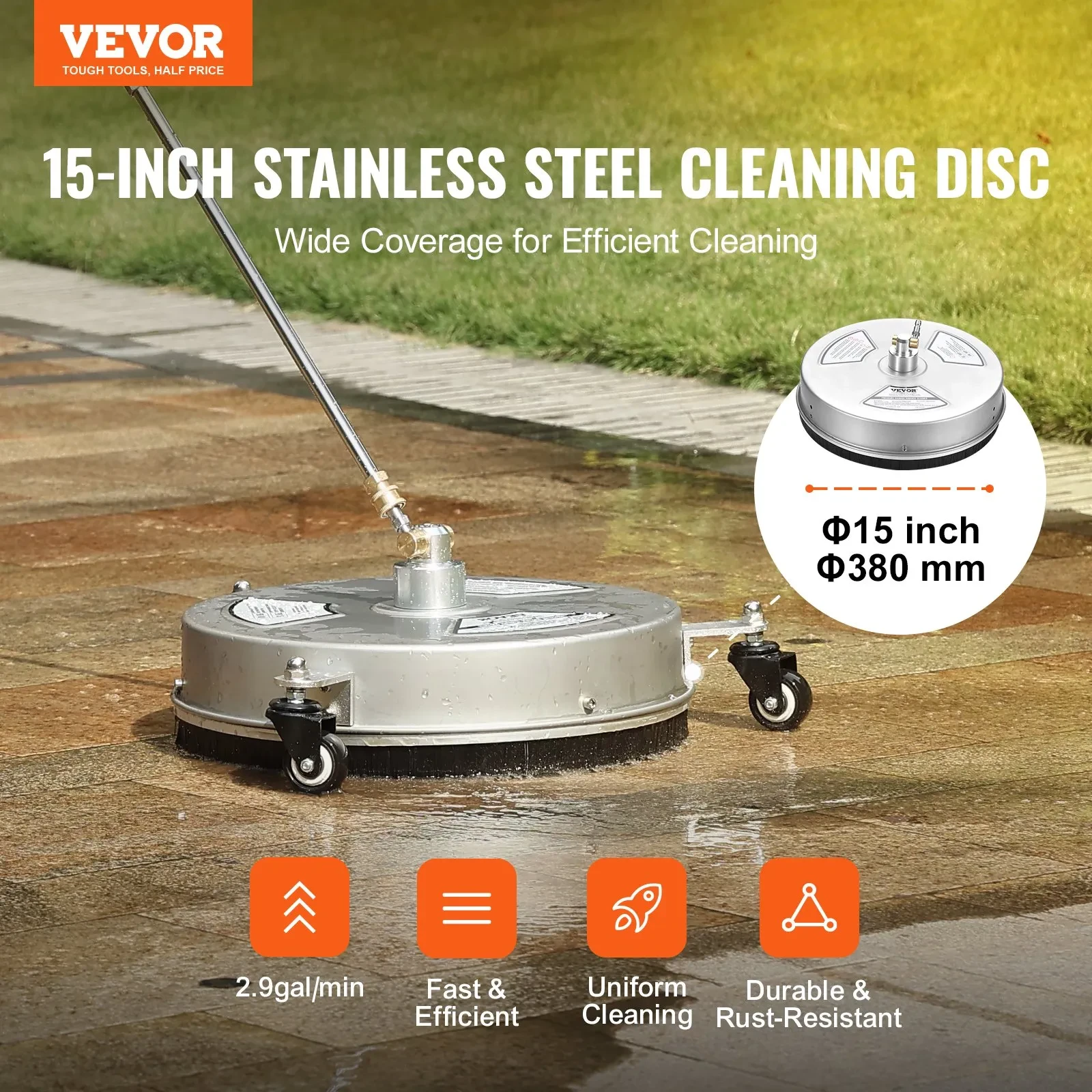 Pressure Washer Rotating Surface Cleaner