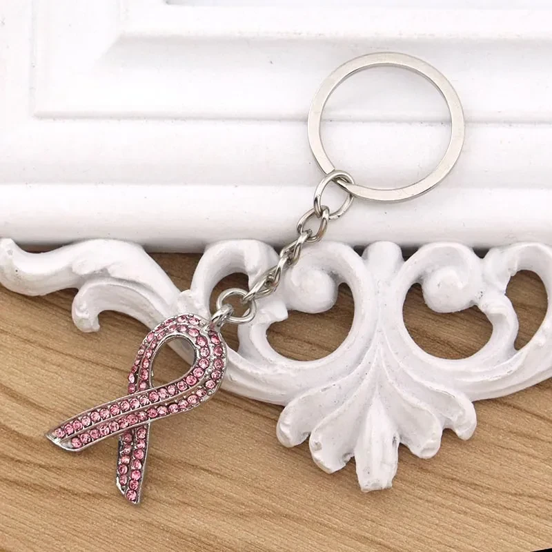 Red Ribbon Keychain