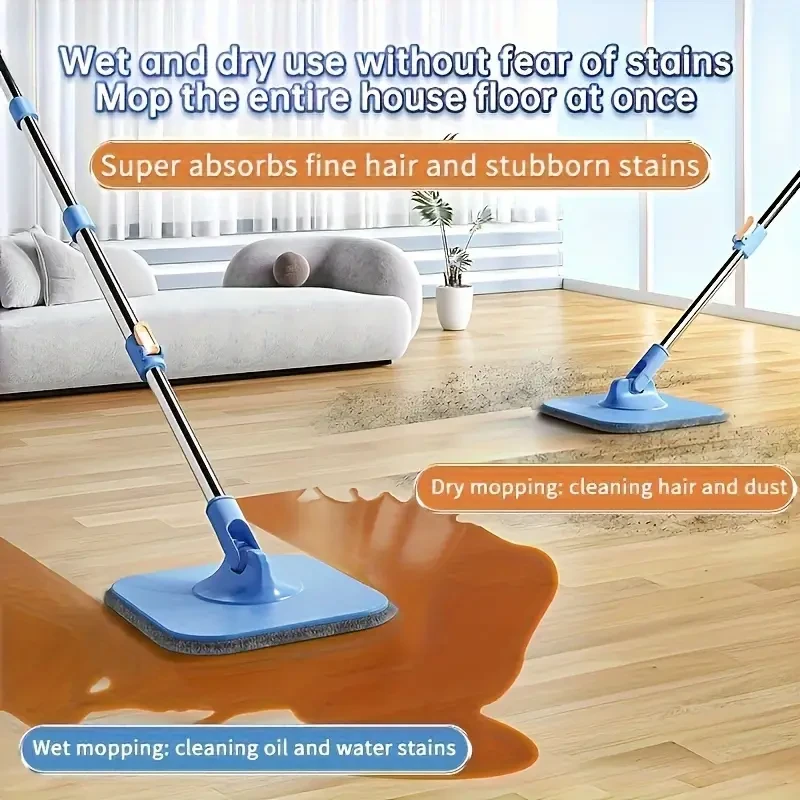 1 Set Sewage Separation Hands-Free Wash Mop and Bucket