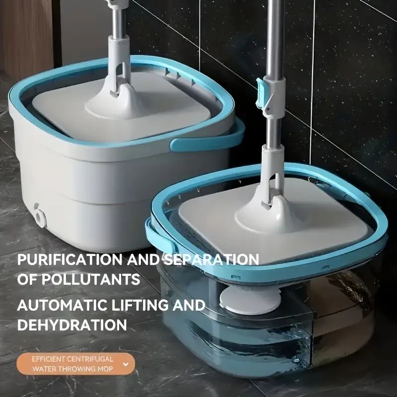 1 Set Sewage Separation Hands-Free Wash Mop and Bucket