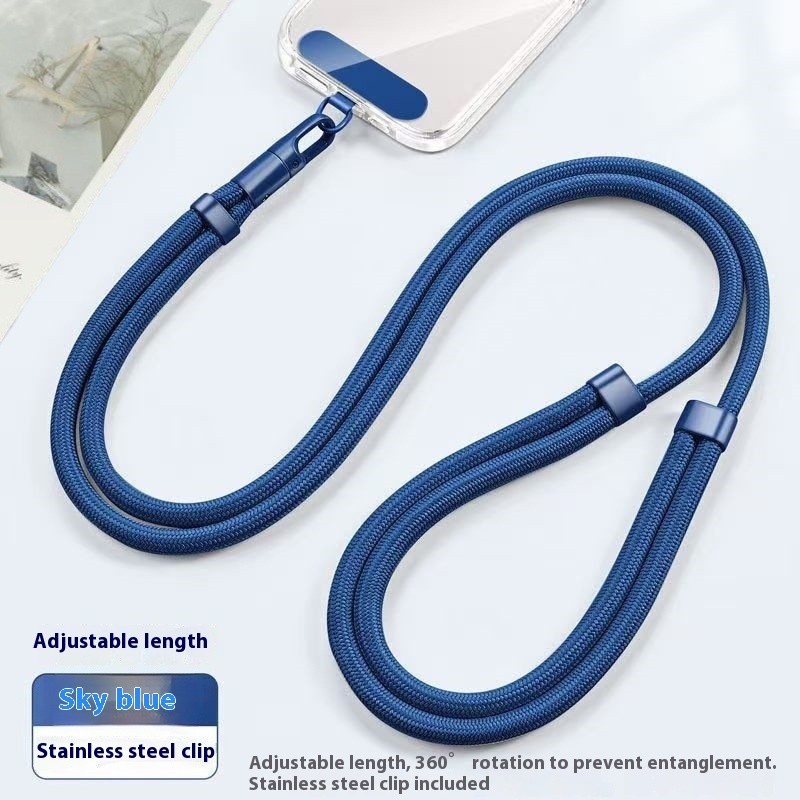 Mobile Phone Portable Adjustable Short Anti-theft Clip Strong Lanyard