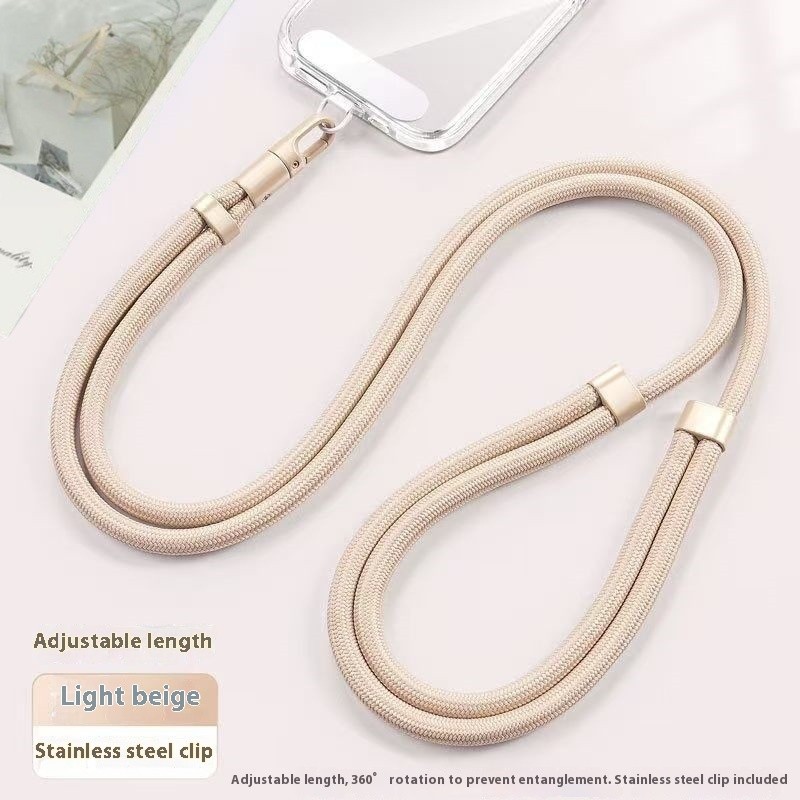 Mobile Phone Portable Adjustable Short Anti-theft Clip Strong Lanyard
