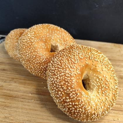 Bagel Sesame Seed Sliced 100G