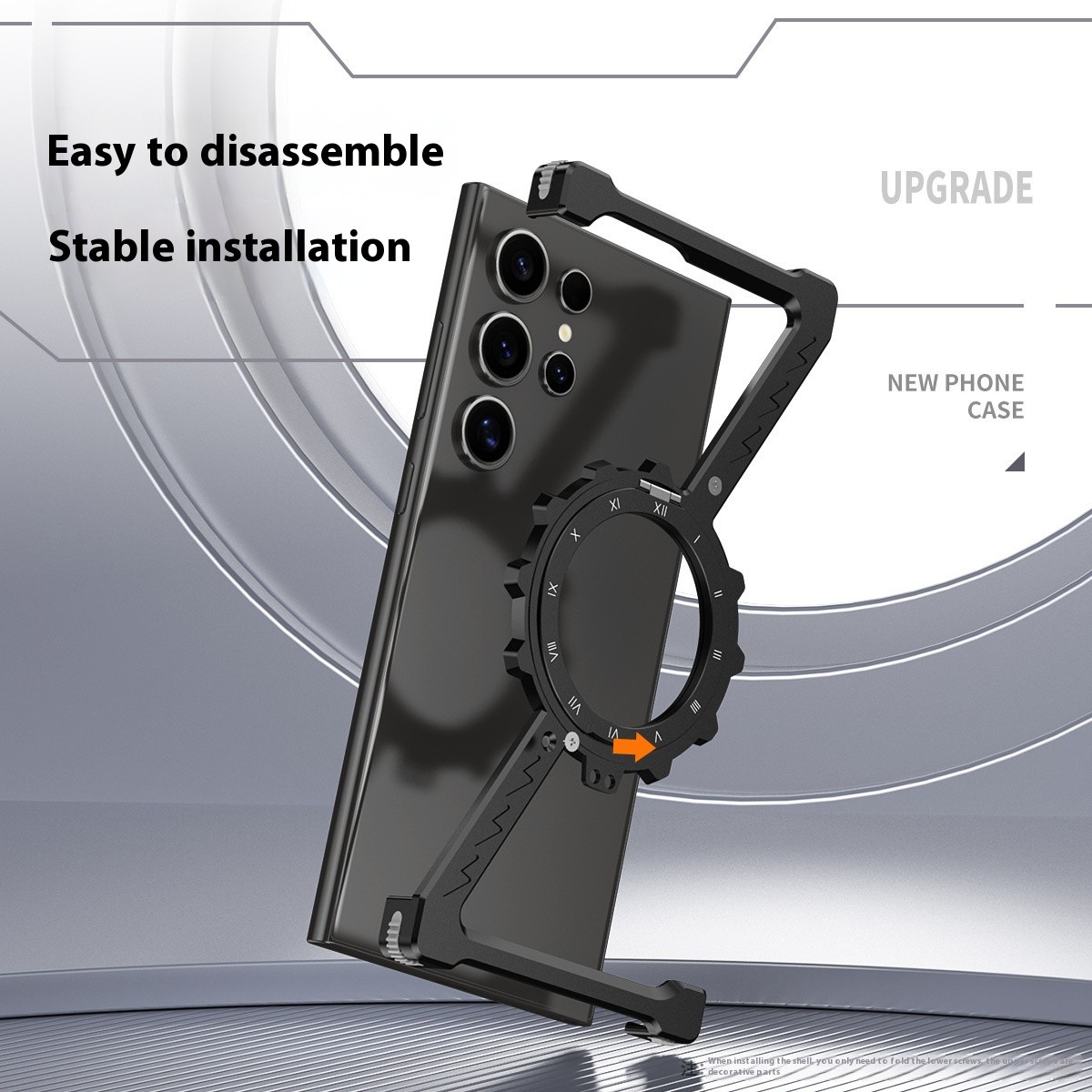 Z-type Heat Dissipation Magnetic Suction S25ULTRA Metal Phone Case