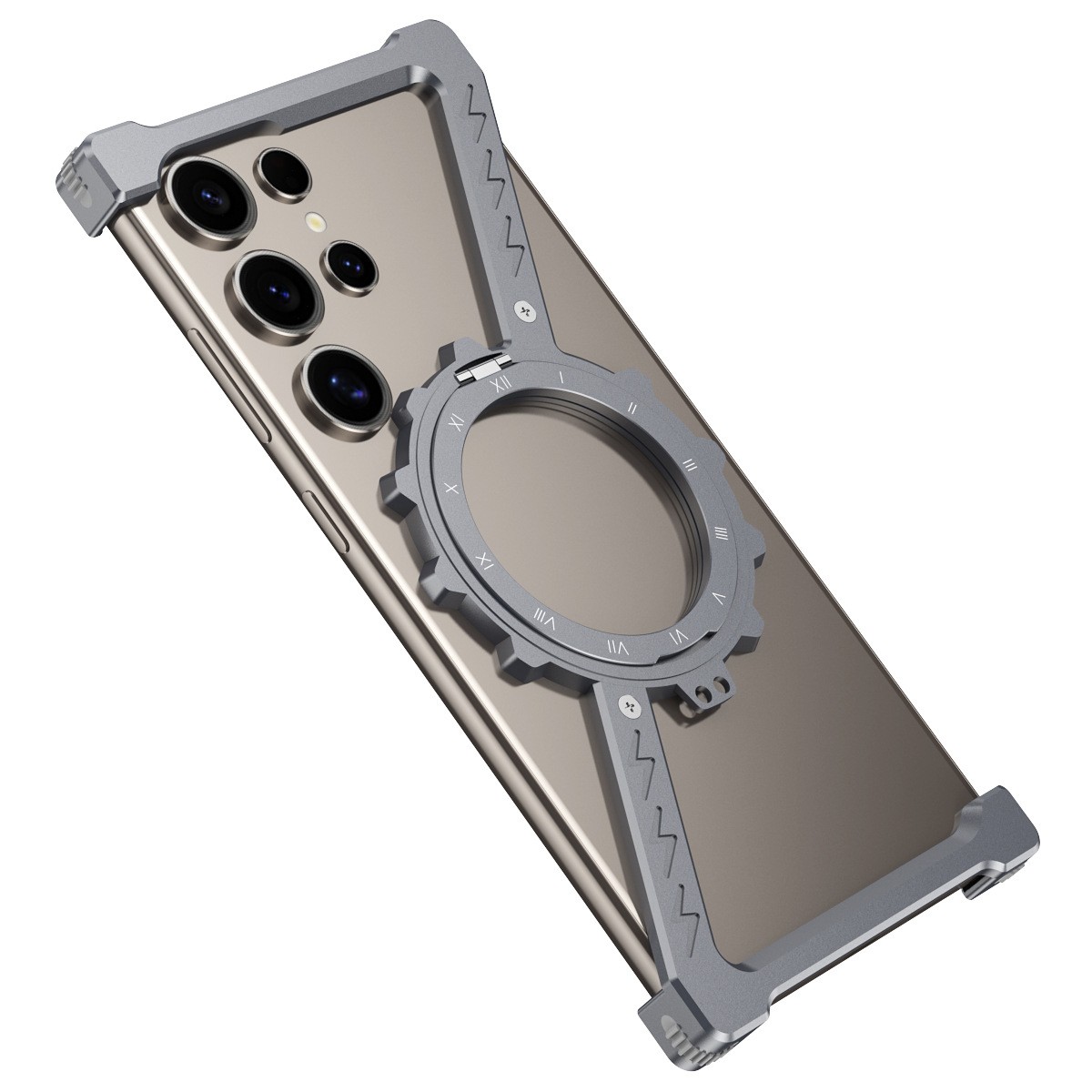Z-type Heat Dissipation Magnetic Suction S25ULTRA Metal Phone Case