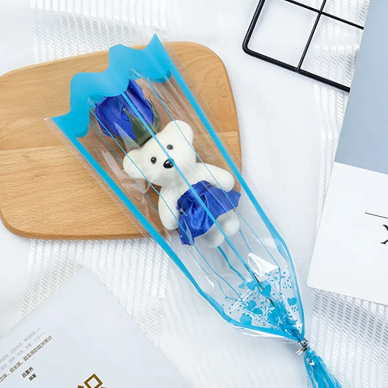Gift Single Rose Bear Soap Flower