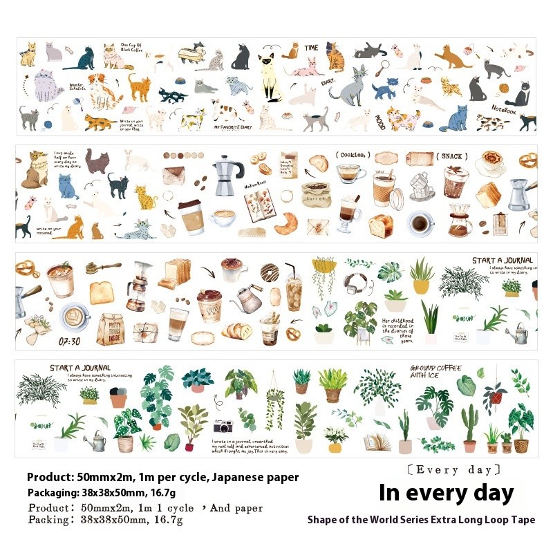 World Shape Series Life Landscaping Journal Stickers