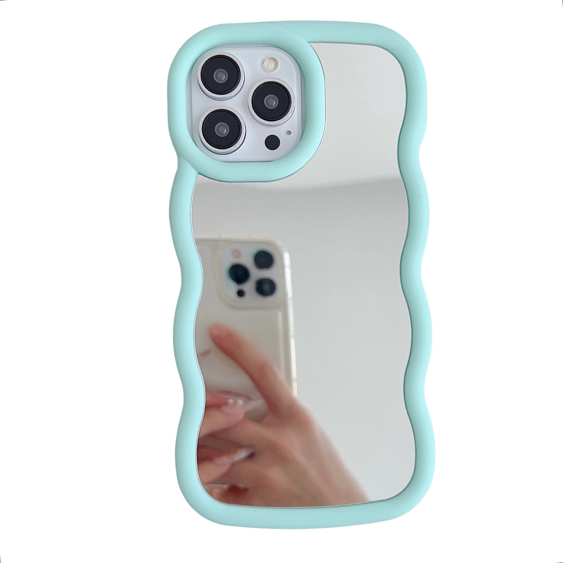 Silicone Niche Cloud Wave Phone Case