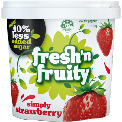 Yoghurt Strawberry Reduced Sugar