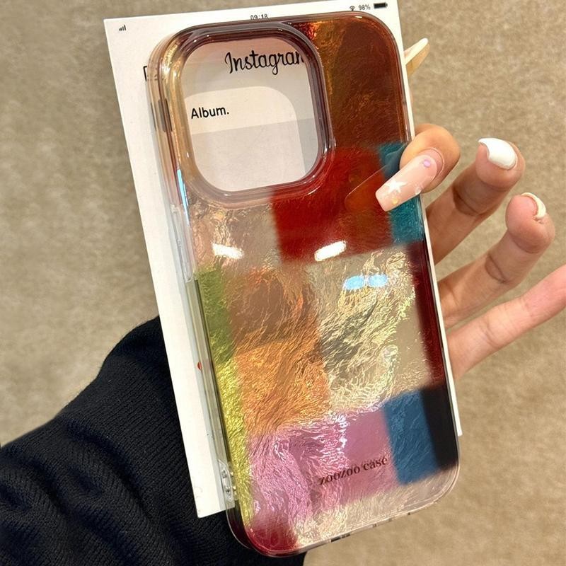 Colorful Square Plaid New Phone Case