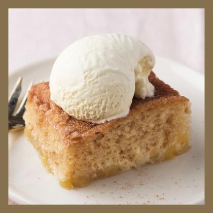 Pudding Apple Cinnamon Sponge Dessert Tray