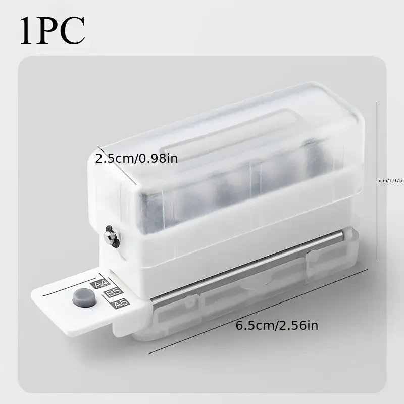 Adjustable 6-Hole Paper Punch for Planners