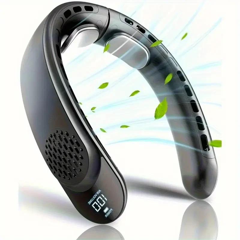 4 Turbo Engine USB Rechargeable Neck Fan