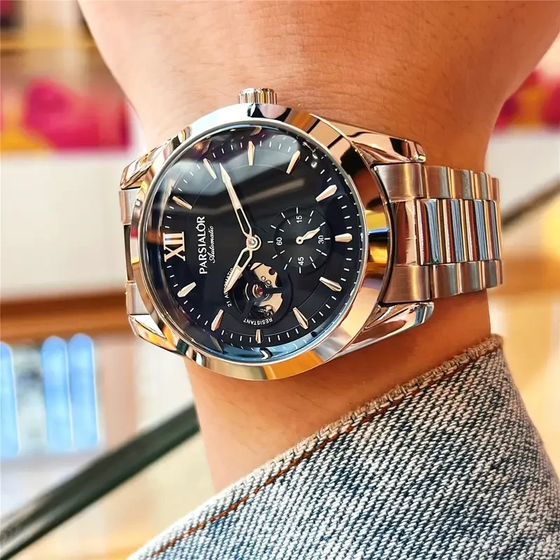 Skeleton Automatic Mens Watch