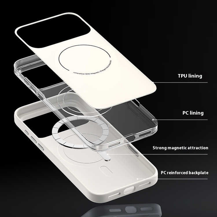 Frosted Magnetic Protective Cover Camera Button All-inclusive