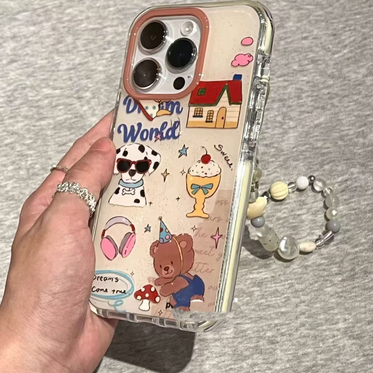 Retro Cute Dog Party Phone Case