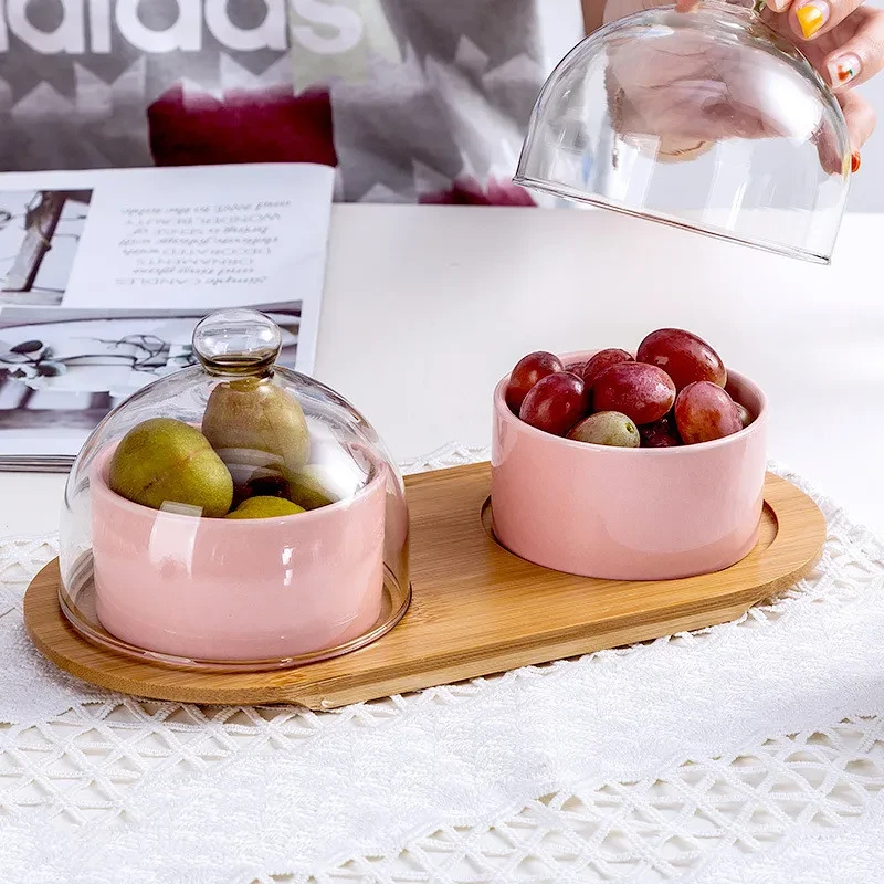 mini cake stand wood