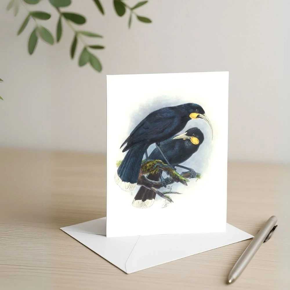 Johannes Keulemans - Card - Huia