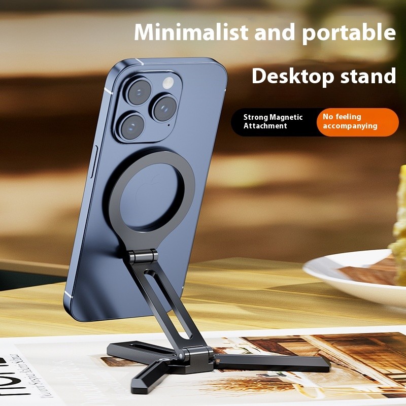 Aluminum Alloy Magnetic Mobile Phone Holder Multifunctional Folding