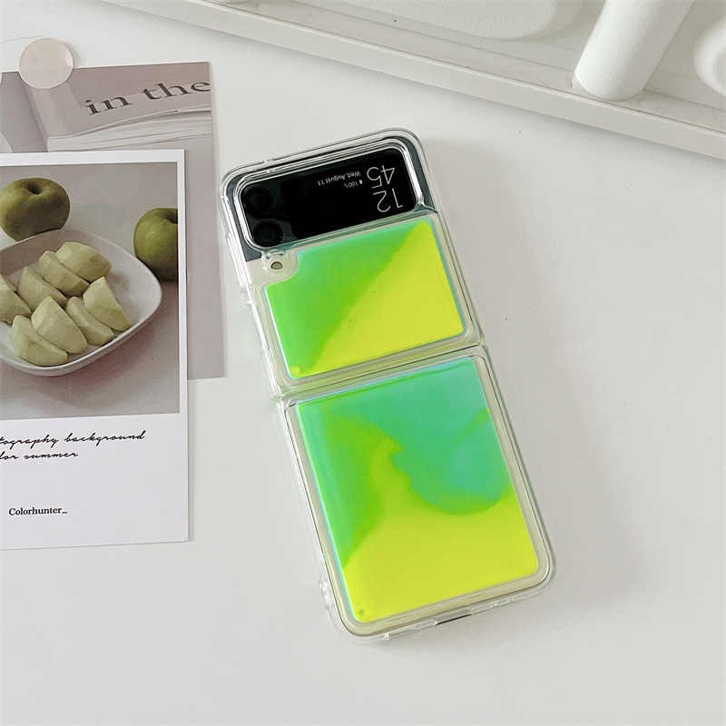 Luminous Quicksand Zflip6 Phone Case Silicone Protective Cover