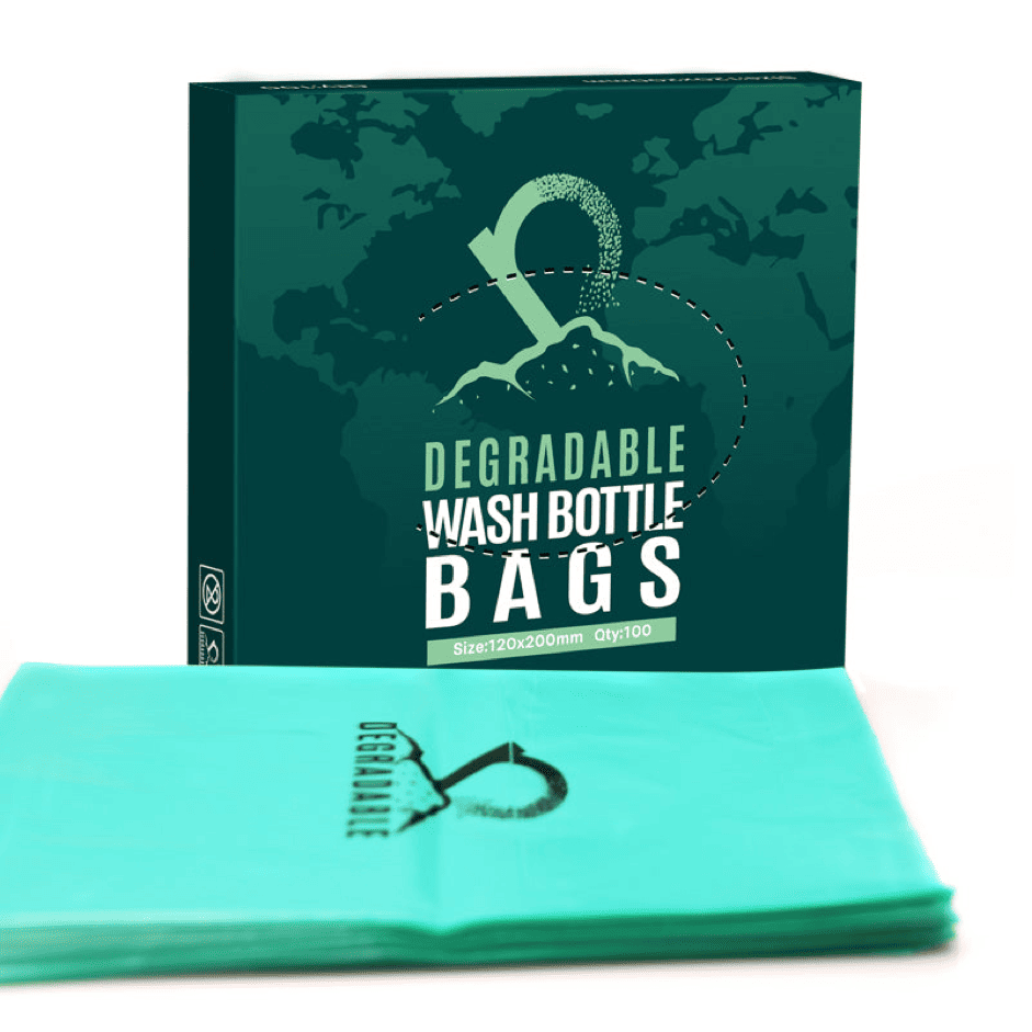 Degradable Wash Bottle Bags  120*200mm  Qty:100