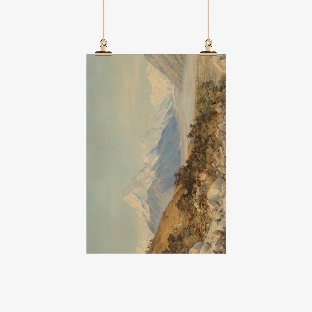 Old Masters - Tea Towel - Mt. Cook