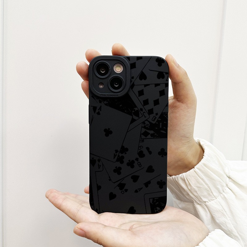 Playing Cards Suitable For Phone Case Pupil Silicone