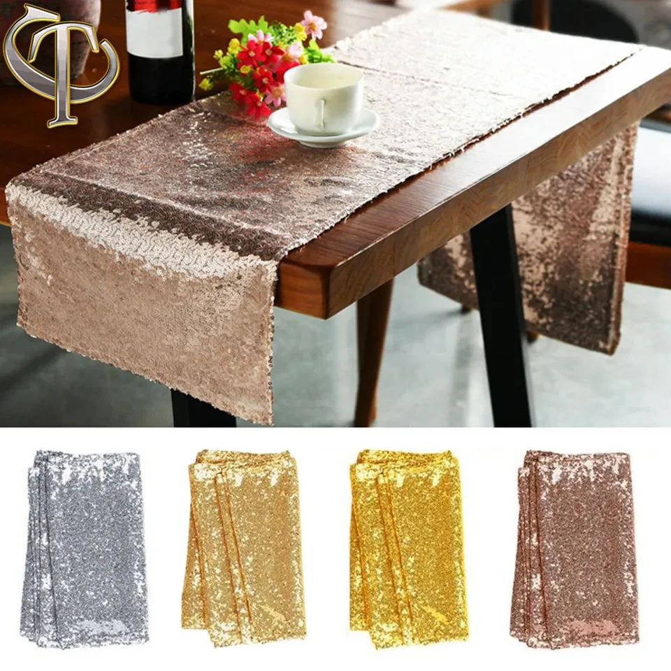 gold table runners bulk