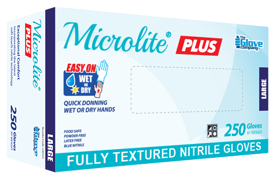 Microlite PLUS Nitrile Disposable Gloves  Pack of 250
