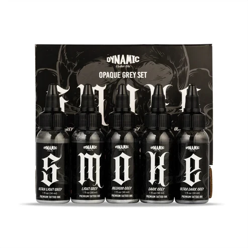 Dynamic Smoke Opaque Grey Set  5 x 1oz Bottles