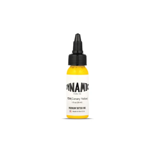 Dynamic Tattoo Ink Canary Yellow 1 oz