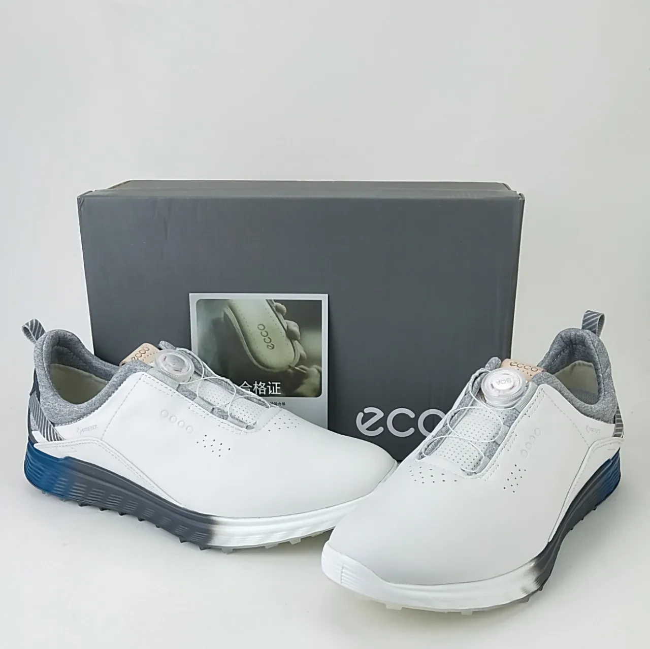 Mens White Leather Sneakers