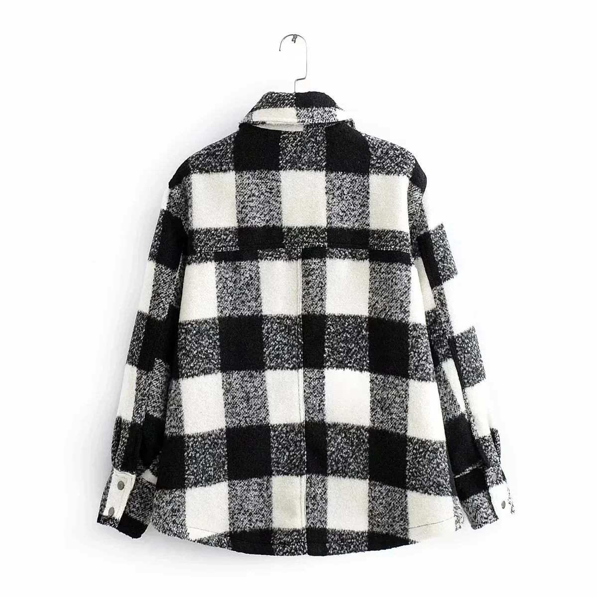 Black And White Checkered Shirt Womens