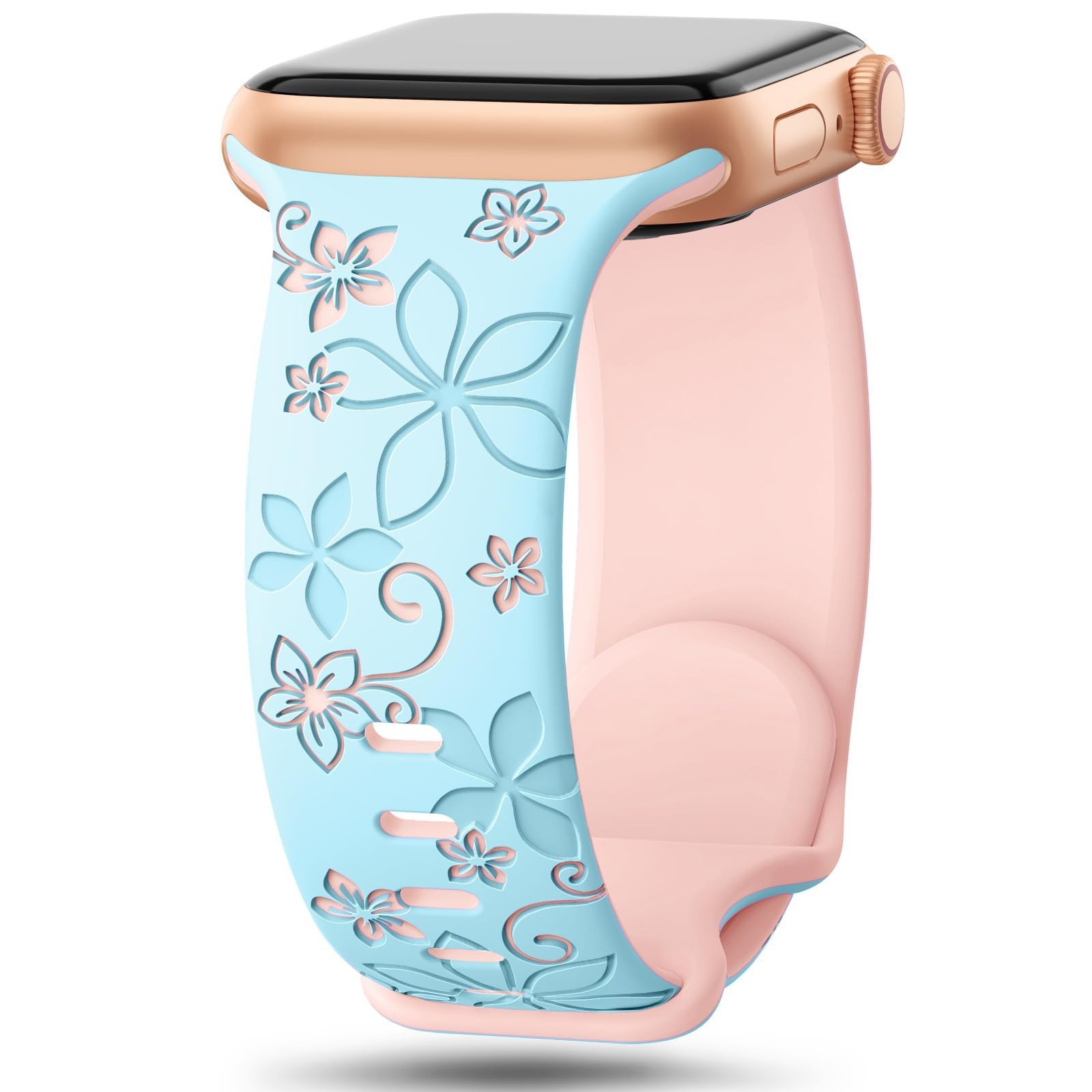 Two-tone Silicone Strap Bauhinia