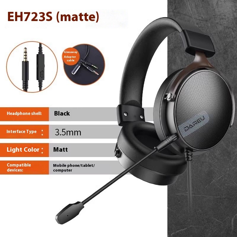 Gaming Electronic Sports Noise Cancelling Wired Headphones